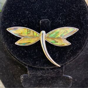 Lia Sophia Multicolored Dragonfly Brooch/Pin. EUC!